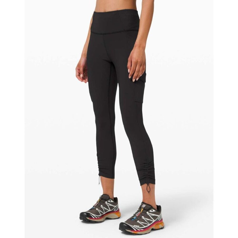 Lululemon Trail Trekker High-Rise Tight 25" Black Size 8